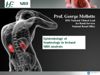 NRO report Epidemiology of ESKD in Ireland 2022 front page preview
              